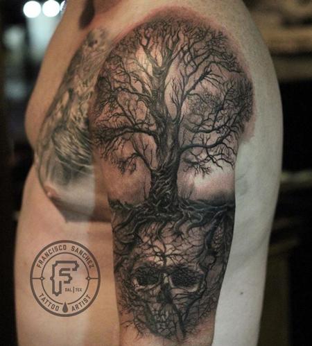 Francisco Sanchez - Realistic Tree Tattoo 